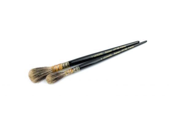 Badger Hair Brush, round, No. 2