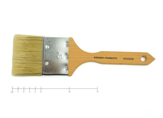 Flachpinsel, sog. Vertreiber, 1. Stärke, Gr. 3 Zoll