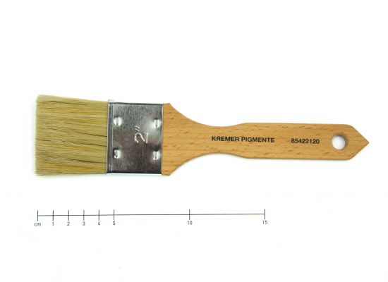 Flachpinsel, sog. Vertreiber, 2. Stärke, Gr. 2 Zoll