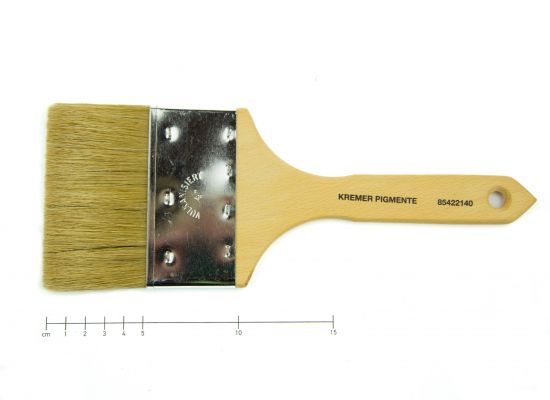 Flachpinsel, sog. Vertreiber, 2. Stärke, Gr. 4 Zoll