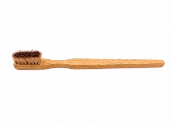 Spazzola con manico piccolo, filo di bronzo, 0,10/12 mm