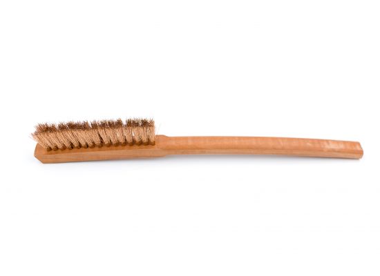 Cepillo de mango, alambre de bronce, 0,15/20 mm
