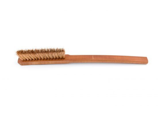 Cepillo de mango, alambre de bronce, 0,20/20 mm