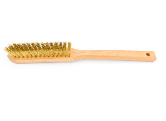 Spazzola con manico, filo di ottone, 0,20 mm