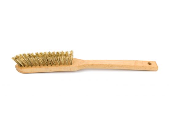 Brush with long handle, light hog hair, soft, 20 mm