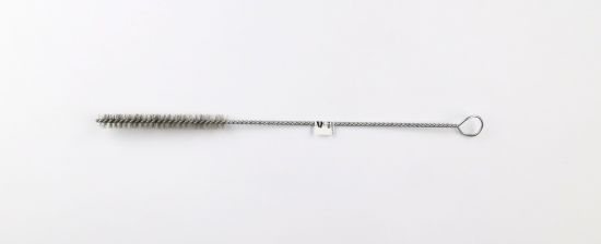 Gedrehte Zylinderbürste, V2A-Stahldraht, 15 mm Ø