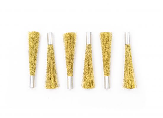 1 set of 6 erasing tips brass wire 0.12 mm