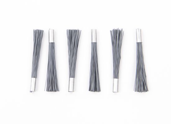 Paquet de rechange en nylon abrasif, gris, pour crayons gomm