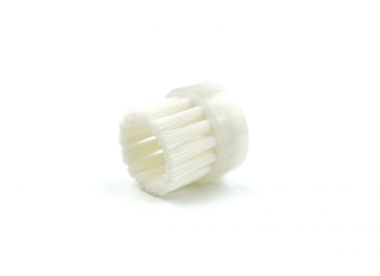 Round brush, white nylon hair