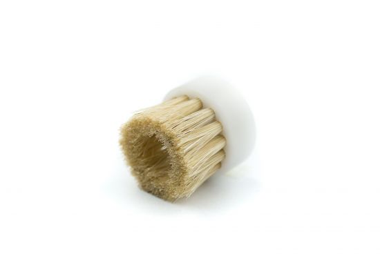 Cepillo individual, de crin blanca