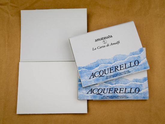 Carnet d´aquarelle Amalfi, 12 x 16 cm, torchon