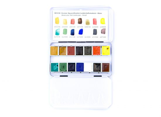 Boîtes d´Aquarelles Kremer Petite - Peinture paysagiste