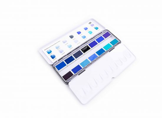 Boîtes d´Aquarelles Bleues Kremer