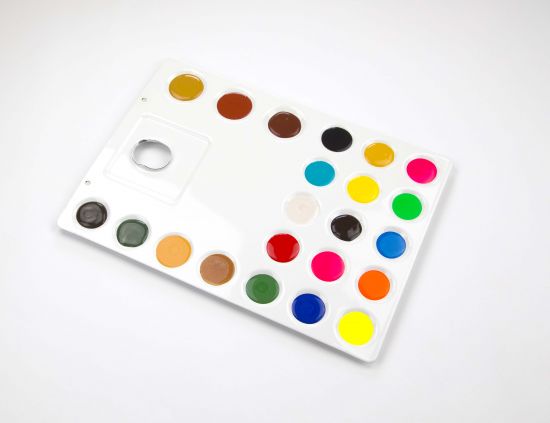 Palette, solvent resistance