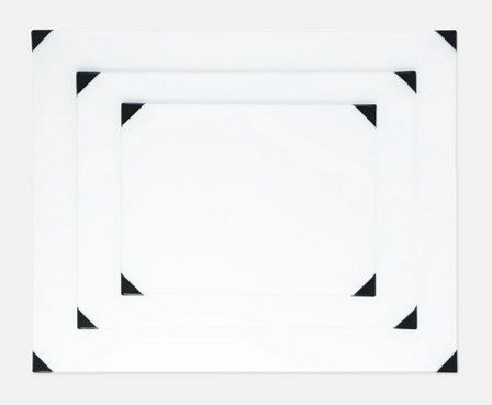 New Wave Posh® Glass Palette white, 40 x 50 cm