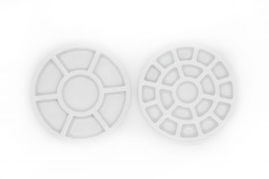 Palette en porcelaine Etchr, 19 godets