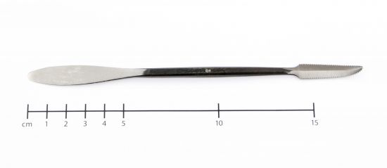 Spatule ronde avec racloir, 18 cm