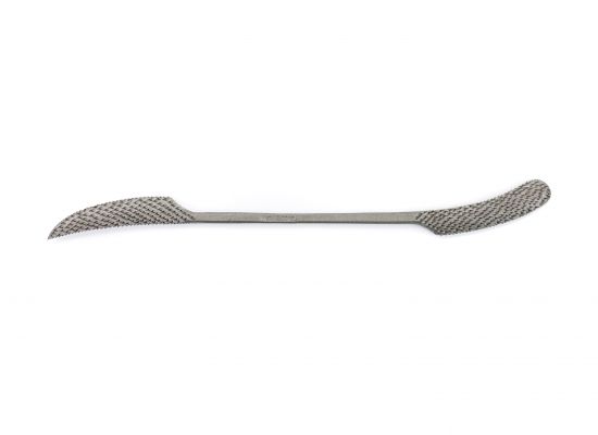 Escofina, grande, agudo/ doblado redondo, 25 cm