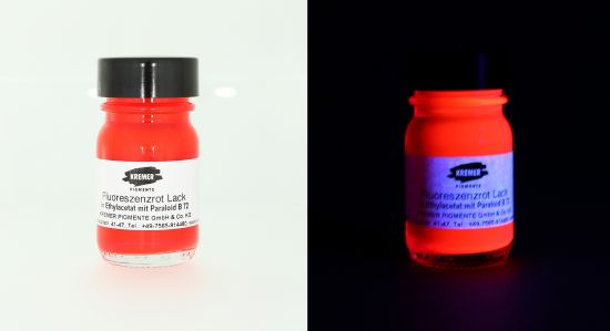 Fluorescent Red Varnish