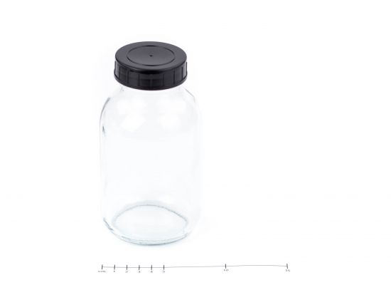 Flacons en verre, 500 ml, à col large