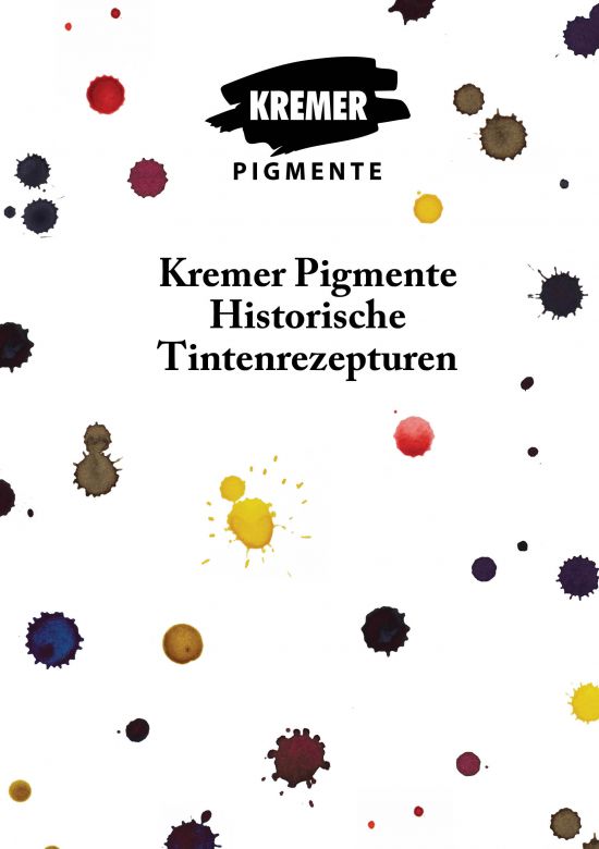 Kremer Pigmente Recettes d´encres historiques en Allemand