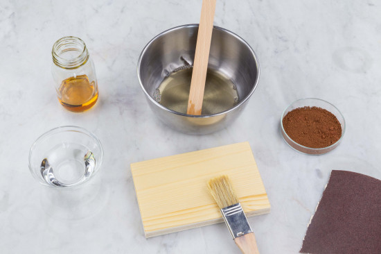 For priming the wooden surface, mix 1 part Hard Drying Oil (#79021) and 1 part Pine Turpentine (#70010). Apply half-oil thickly and richly onto the raw wooden surface. Gently sand with sandpaper (granulation 150) when dry. Consumption rate is about 100 ml/m².