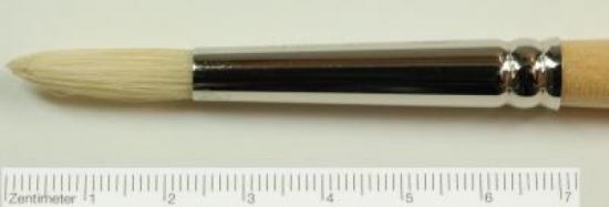 Oil Painting Brush, round, oval, No. 10
