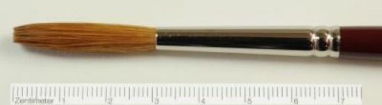 Pincel para escribir, embotado, sable rojo, no. 18