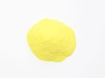 Verre coloré, jaune brillant, transparent