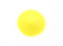 Vidrio coloreado, amarillo brillante, transparente