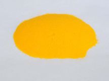 Verre coloré, jaune-couronne, opaque