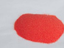 Verre coloré, rouge d´opale, opaque