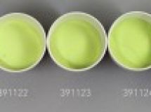 Verre coloré, vert-de-semence, opaque