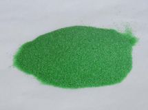 Verre coloré, vert nouvel, transparent