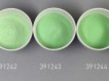 Verre coloré, vert intense, opaque