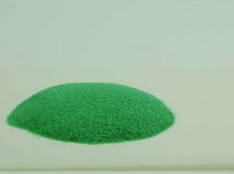 Verre coloré, vert-opale, opaque
