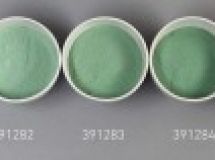 Verre coloré, vert de bristol, transparent