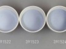 Verre coloré, gris d´opale, opaque