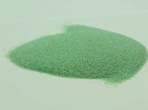Verre coloré, vert-isar, opaque