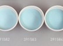 Verre coloré, bleu-nouvel, opaque