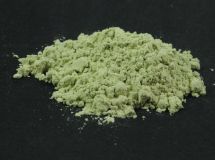 Verre coloré, vert-pistache, opaque