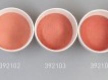 Verre coloré, rouge antique, opaque