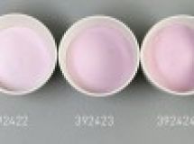 Colored glass, Strawberry Opal, opaque