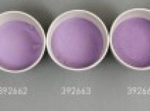Verre coloré, bleu-jacinthe, transparent