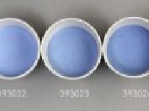 Verre coloré, bleu argenté, transparent