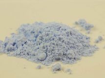Verre coloré, bleu de Delft, opaque