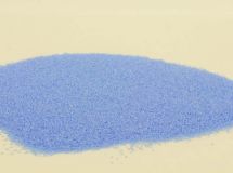 Verre coloré, bleu de Delft, opaque