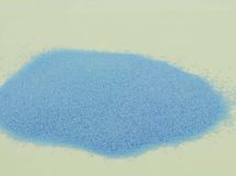Verre coloré, azur d´opale, opaque