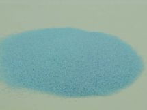 Verre coloré, bleu clair d´opale, opaque