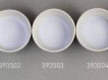 Verre coloré, bleu grisâtre d´opale, opaque